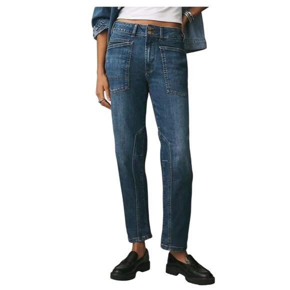 PILCRO Women’s Size 29 The Wanderer Mid-Rise Relaxed Jeans by Anthropologie - Picture 11 of 16